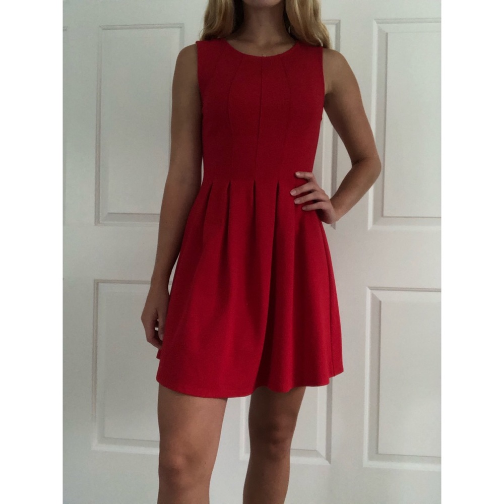 Red Skater Dress